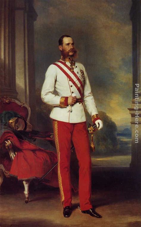Franz Xavier Winterhalter Franz Joseph I Emperor Of Austria Painting