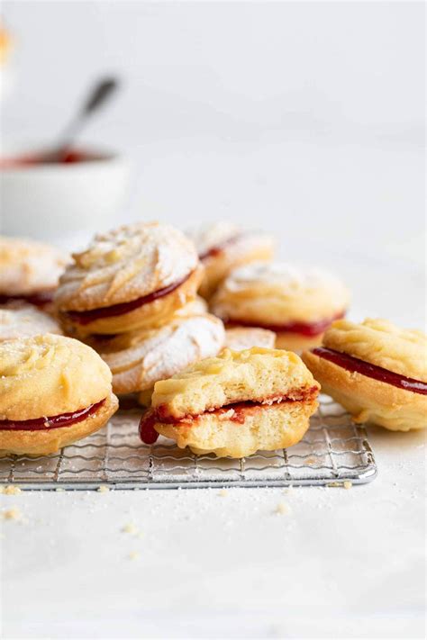 Viennese Whirls Are Delicious Quick Cookie Recipe Made In Just 25 Minutes Brittle Buttery And