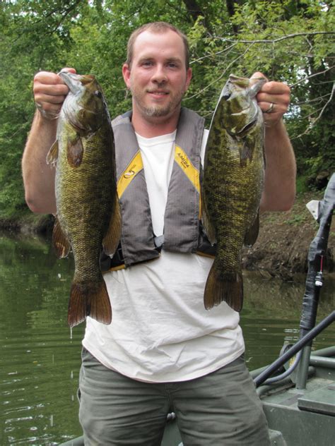 Along With The Air Temperatures Stream Smallmouth Bass Fishing Heating