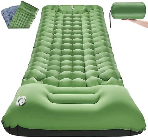Inflating Camping Sleeping Pad Widen And Thicken Camping Mat With Pillow