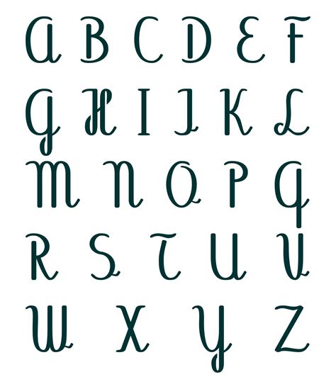 Free Alphabet Letter Stencils Printable Best Photos Of Alphabet
