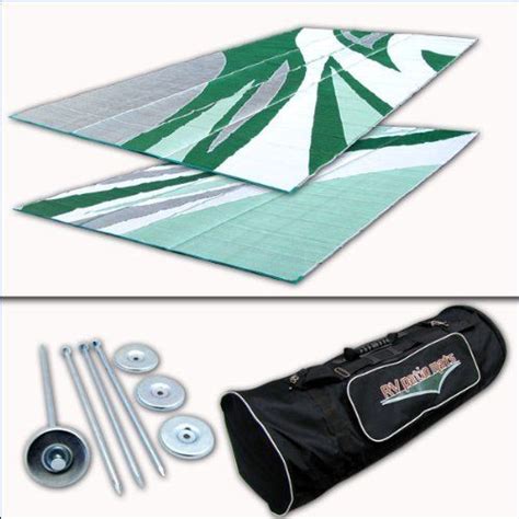 The outdoor mat is also. RV Patio Mat Awning Mat Outdoor Leisure Mat 9x12 Green ...