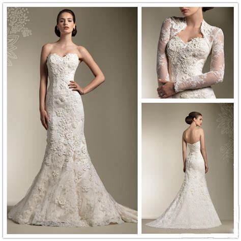 You can buy maternity wedding dresses, mermaid dresses with any size, color. Wonderful Lace Appliques Mermaid Wedding Dresses ...