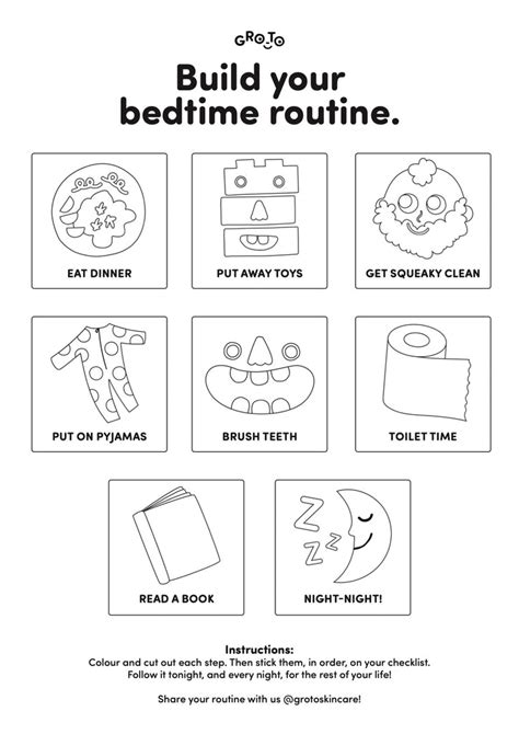 Build A Bedtime Routine With Our Step By Step Printable