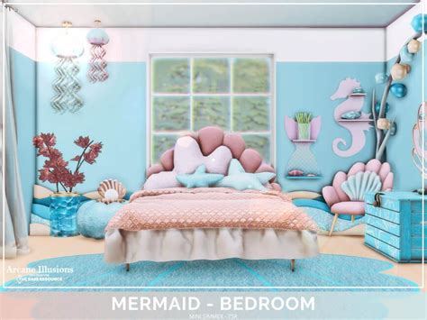 Sims 4 Arcane Illusions Mermaid Bedroom Sims 4 Bedroom Sims