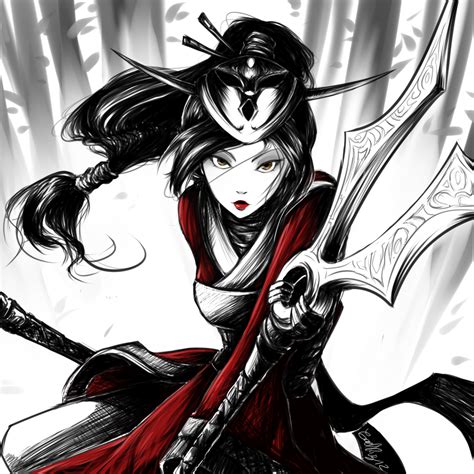 Blood Moon Akali By Gaelrice On Deviantart