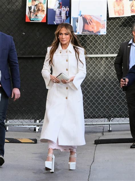 Jennifer Lopez Soars In 6 Inch Heels And Cutout Dress On ‘jimmy Kimmel