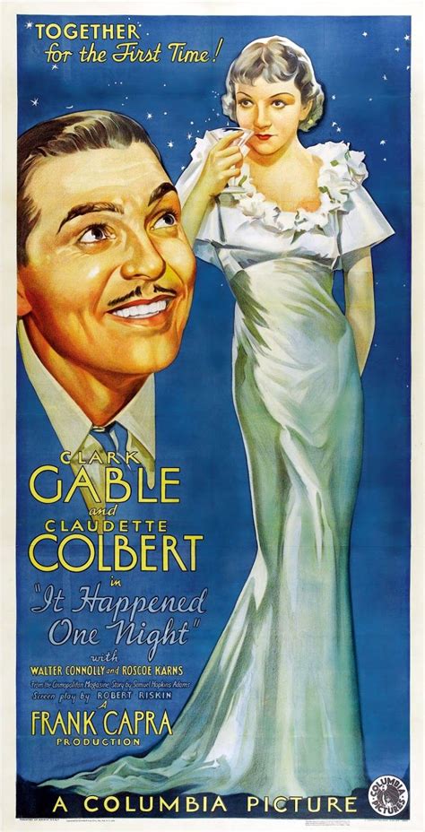 It Happened One Night 1934 Classic Films Posters Movie Posters It