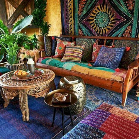 Top Bohemian Style Decor Tips With Adorable Interior Ideas Boho Chic Living Room Bohemian