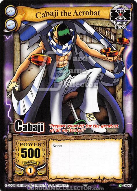 Cabaji The Acrobat One Piece Ccg 2005