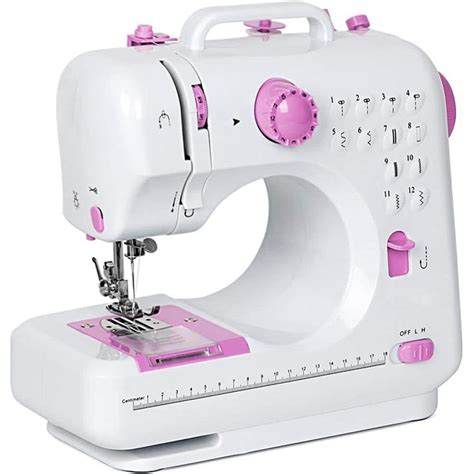 Advanced Crafting Sewing Machine 12 Built In Stitches Cute Pink Fhsm