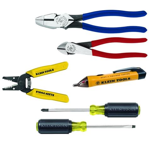 Klein Tools Tool Sets Electrician Tool And Test Kit 6 Piece
