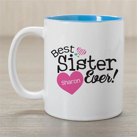 Personalized Best Sister Ever Mug Tsforyounow
