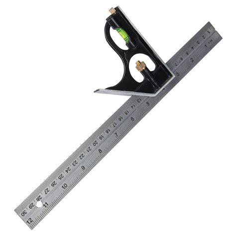 300mm 12 Adjustable Engineers Combination Try Square Set Right Angle