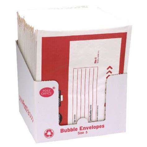 Post Office Postpak Size 5 Bubble Ub22120 Padded Envelopes