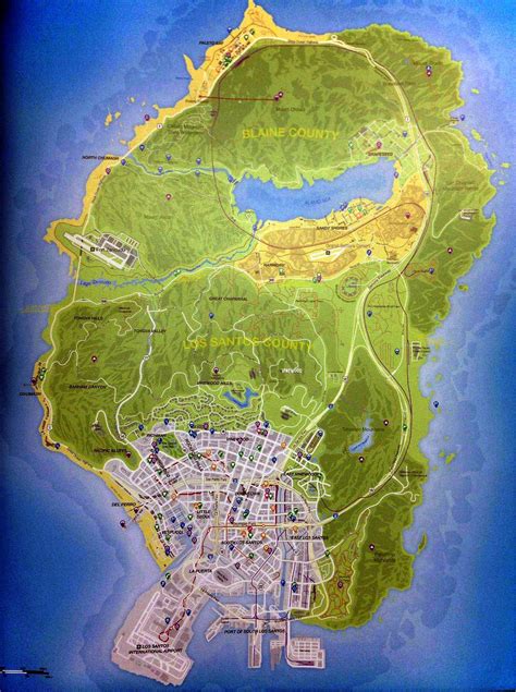 Gta V Map With Street Names Time Zones Map World Photos