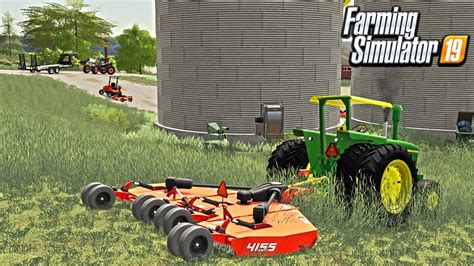 Mowing Overgrown Grass Stole Outs The Tractor Farm Cleanup Roleplay
