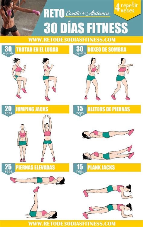 Tonificar Abdomen Y Quemar Grasa Fitness Workout Reto De