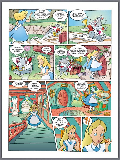 alice in white rabbit s house comic page 2 ver 4 alice in wonderland book alice in