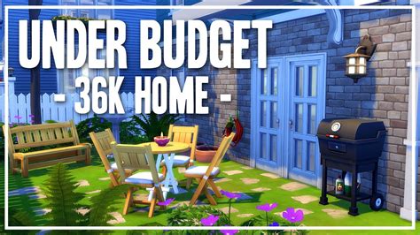 Under Budget 35k Simoleons The Sims 4 Speed Build Youtube