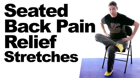 Different stretches can help target different areas, but one thing is usually a safe bet: Seated Back Pain Relief Stretches - Yoga Browser
