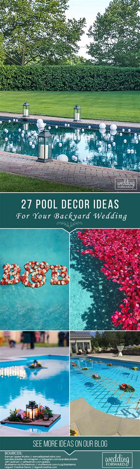 Wedding Pool Party Decoration Ideas Guide Pool Wedding