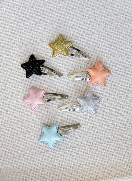 Hello Alyss Metallic Star Hair Clips 3 Pc Set Final Sale Hair