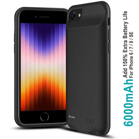 6000mah Battery Case Fast Charging For Iphone Se 2022202087