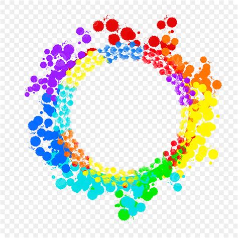 Painted Rainbow Clipart Png Images Colorful Rainbow Circle Watercolor