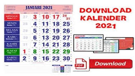 Gratis Download Kalender 2021 Lengkap Daftar Libur Nasional Hari Raya