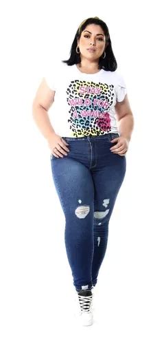 Calça Feminina Sawary Plus Size Levanta Bumbum C Lycra 0500