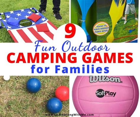 9 Fun Outdoor Camping Games For Families Learn Along With Me