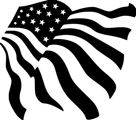 American Flag Black And White Png Hd Png Mart