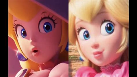 Princess Peach Movie Voice Vs Video Game Voice Youtube