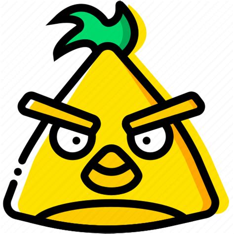 Angry Birds Chuck Game Yellow Icon Download On Iconfinder