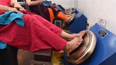 Watt Mechanical Electric Kansya Thali Foot Massage Machine Rs ID