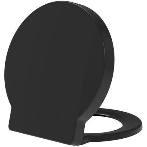 Special Round Black Soft Close Toilet Seat