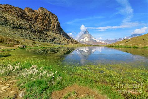 Matterhorn On Riffelsee Lake Photograph By Benny Marty Pixels
