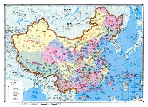 China Map In English Dallas Map