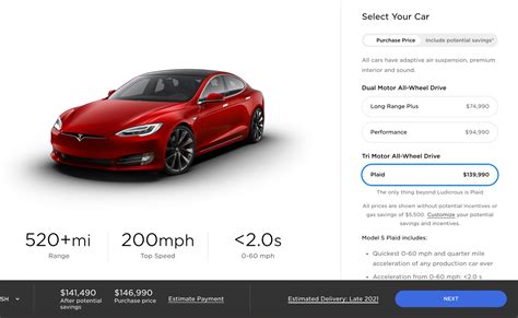 > 200mph tesla model s plaid set for 2021 launch. Tesla launches Model S Plaid at $139k: 520+ mi, 1100HP ...