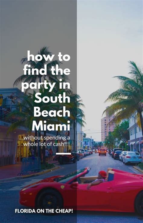 How To Try The Best Of South Beach Miami Nightlife On The Cheap South Beach Miami Miami