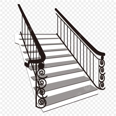Stairs Clipart Black And White