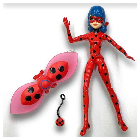 Miraculous Ladybug 12cm Small Doll Ladybug Yo Yo Weapon And Rotating