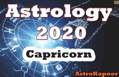 Capricorn Astrology 2020 Predictions Finance Career Love Health