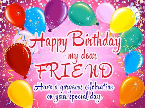 Happy Birthday Friend Pictures Messages Quotes Cards