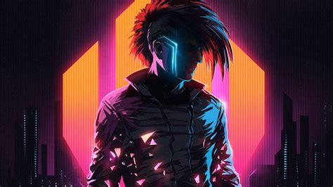 Anime Cyberpunk Neon Wallpapers Wallpaper Cave