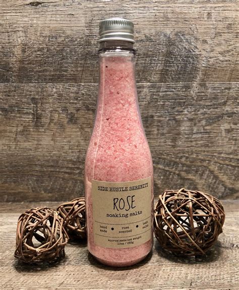 Bath Soaking Salts Rose Rose Scented Products Bath Salts Scented Bath