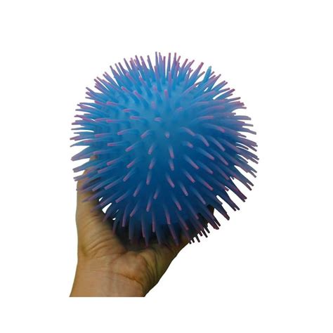 Blue Jumbo 9 Knobby Puffer Sensory Ball Sensory Fidget And Stress Balls Ot Autism Spd