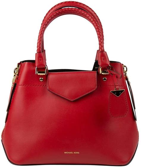 Michael Kors Red Leather Handbag Handbags Michael Kors Michael Kors