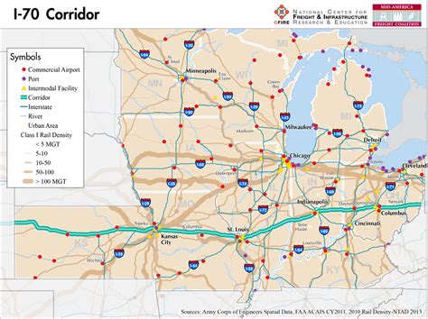 26 Map Of Interstate 70 Maps Online For You